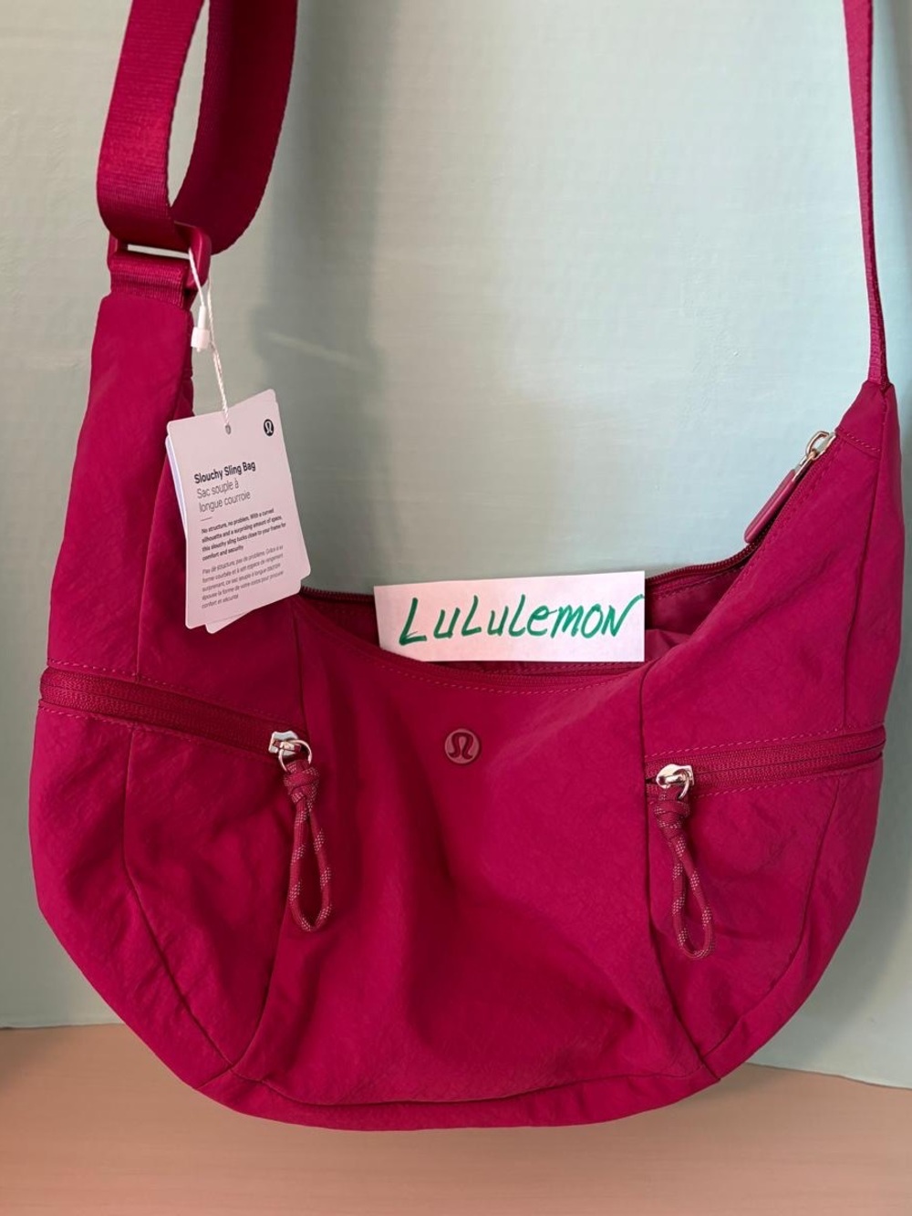 Lululemon Slouchy Sling Bag 6L Berry Rumble NWT $68 Crossbody